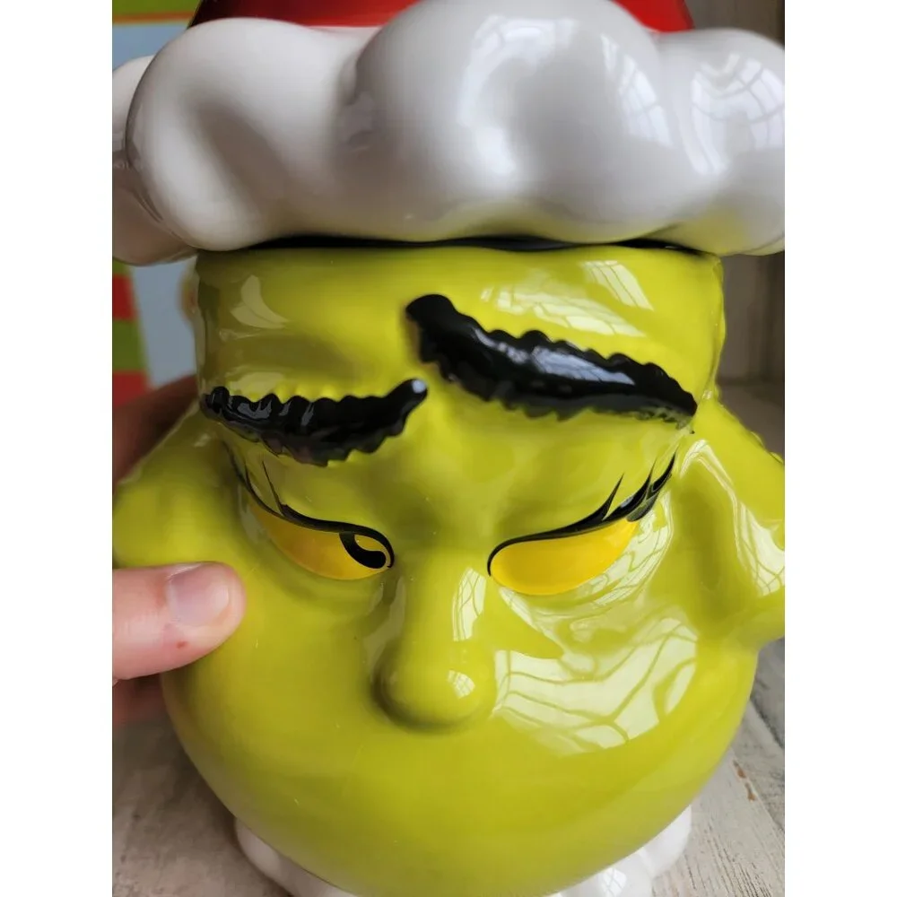 Dept 56 Feelin' Grinchy cookie jar collectible‎ Unique home decor